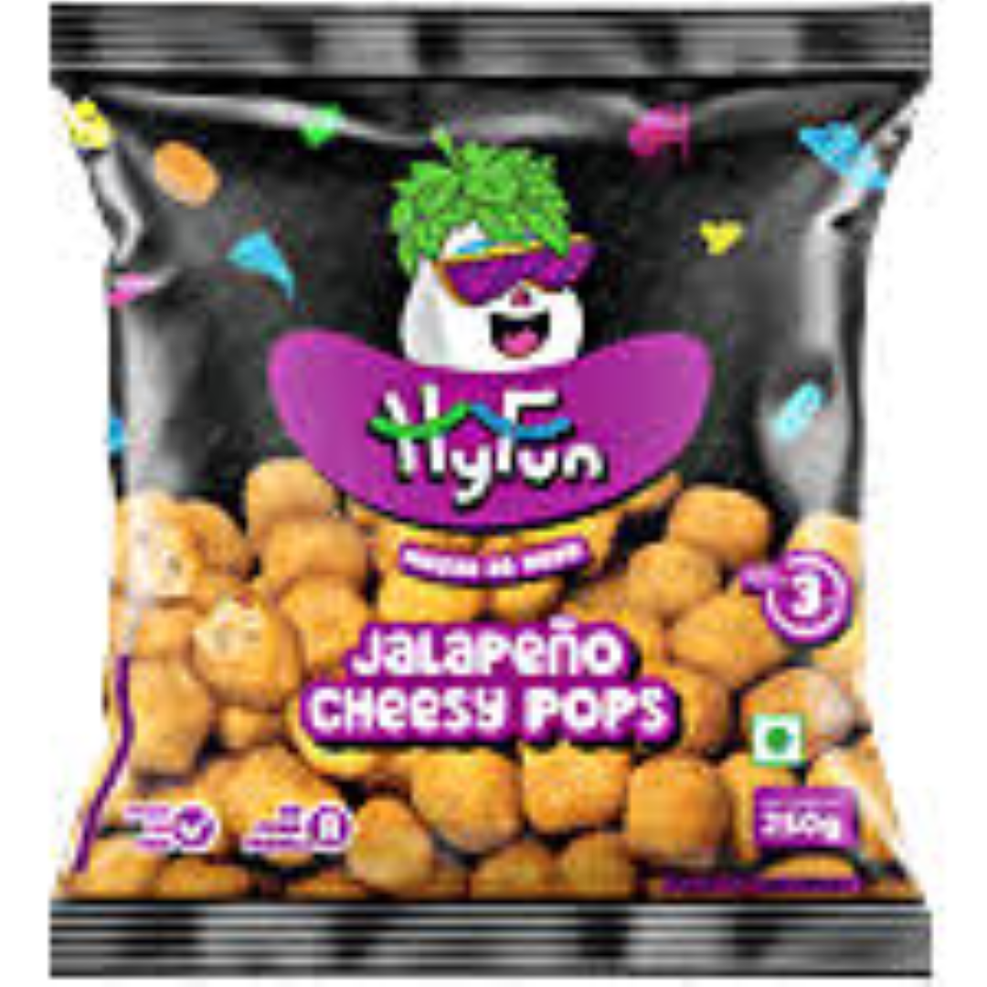 HYFUN JALAPENO CHEESY POPS 250G